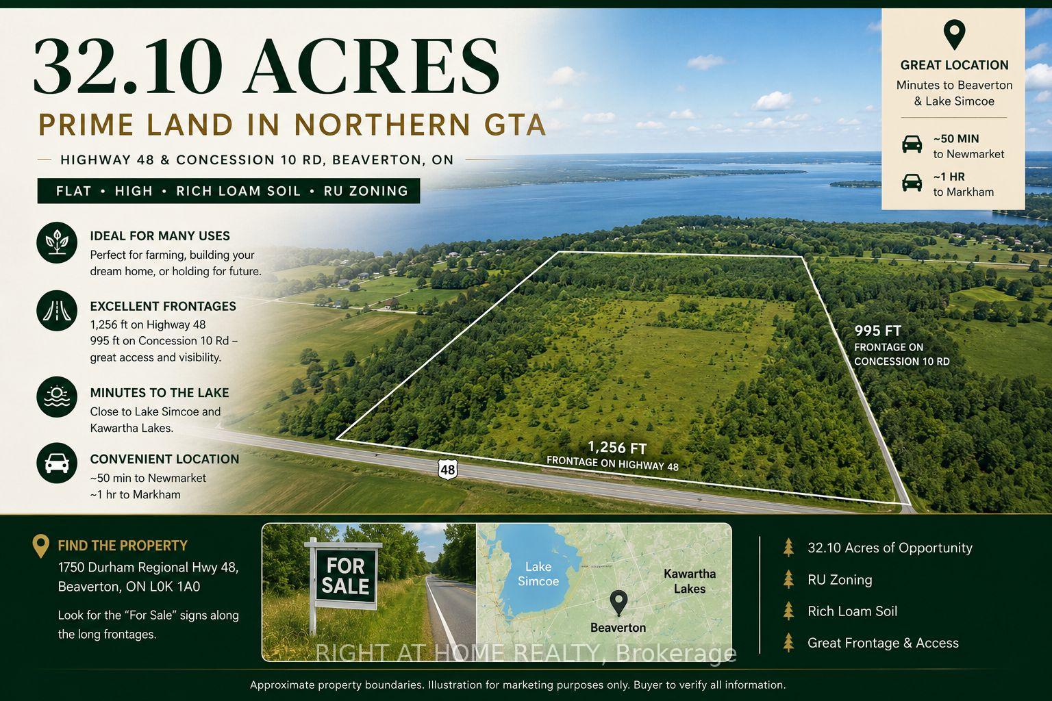 PT LT6 Concession 10 Road, Brock, ON L0K 1A0