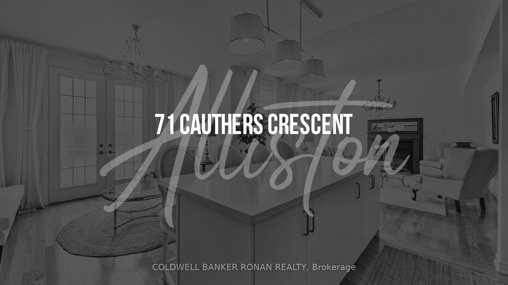 71 Cauthers Crescent, New Tecumseth, ON L9R 0L2
