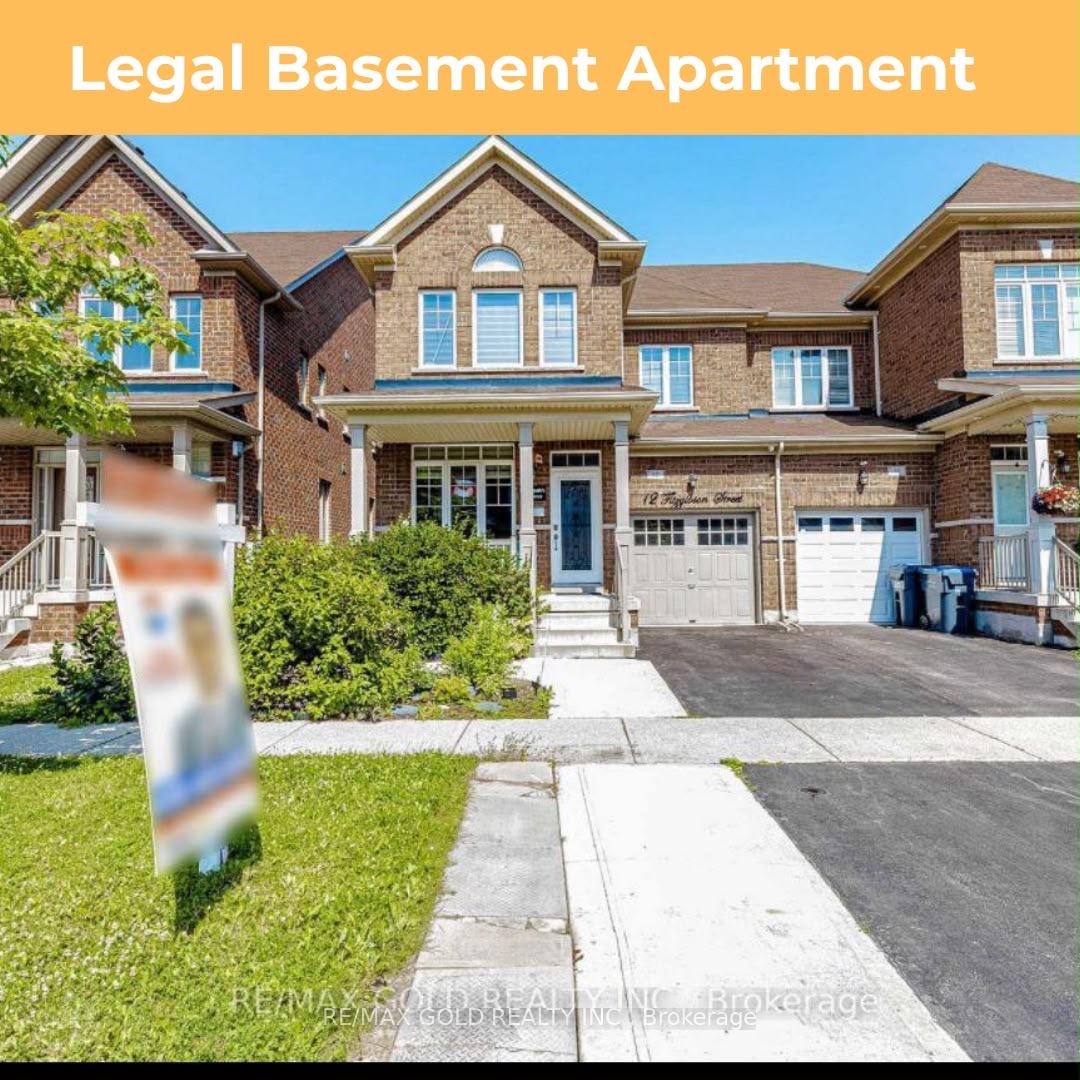 12 Fitzgibson Street, Brampton, ON L6Y 5Y5