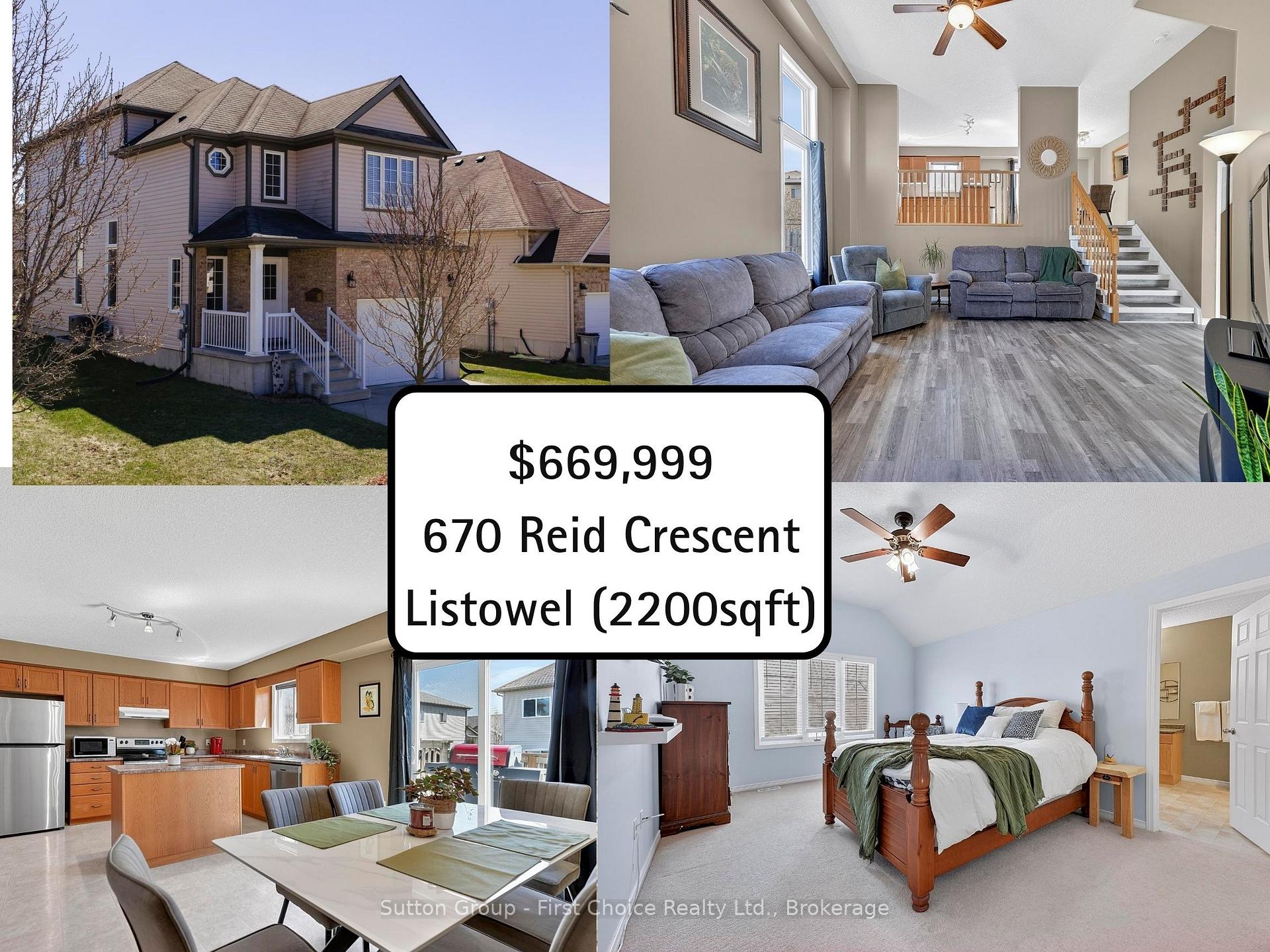 670 Reid Crescent, North Perth, ON N4W 0A1